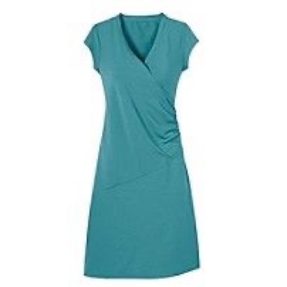 Athleta Nectar Faux Wrap Dress Purple Small Tall - Picture 15 of 15